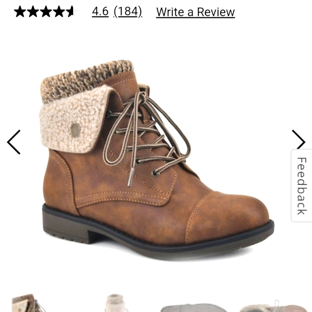 DSW Cliffs White Mountain Sweater Ankle Boots